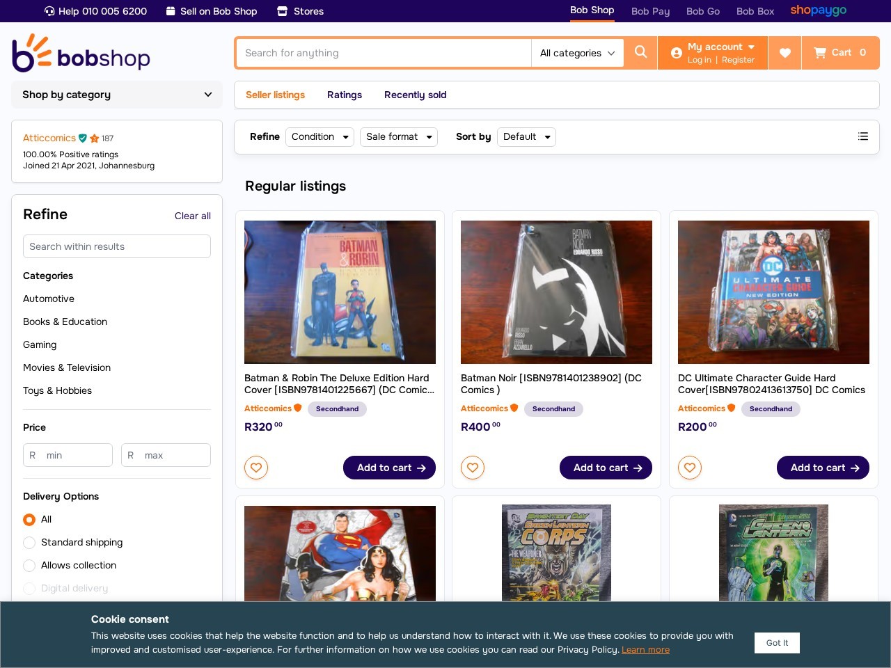 The Attic comics and collectables โ Website Preview