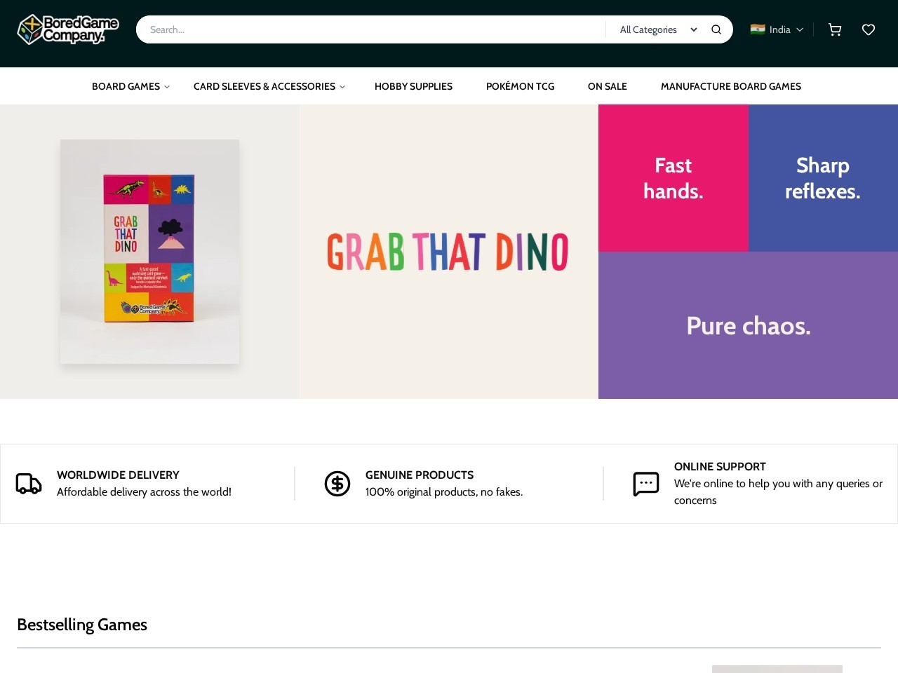 The Bored Game Company — Website Preview