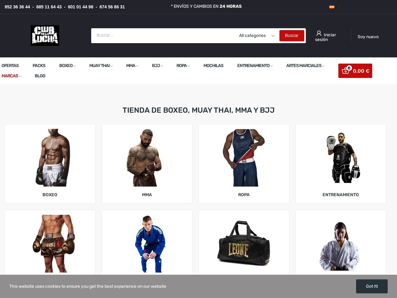 The fight Club — Website Preview