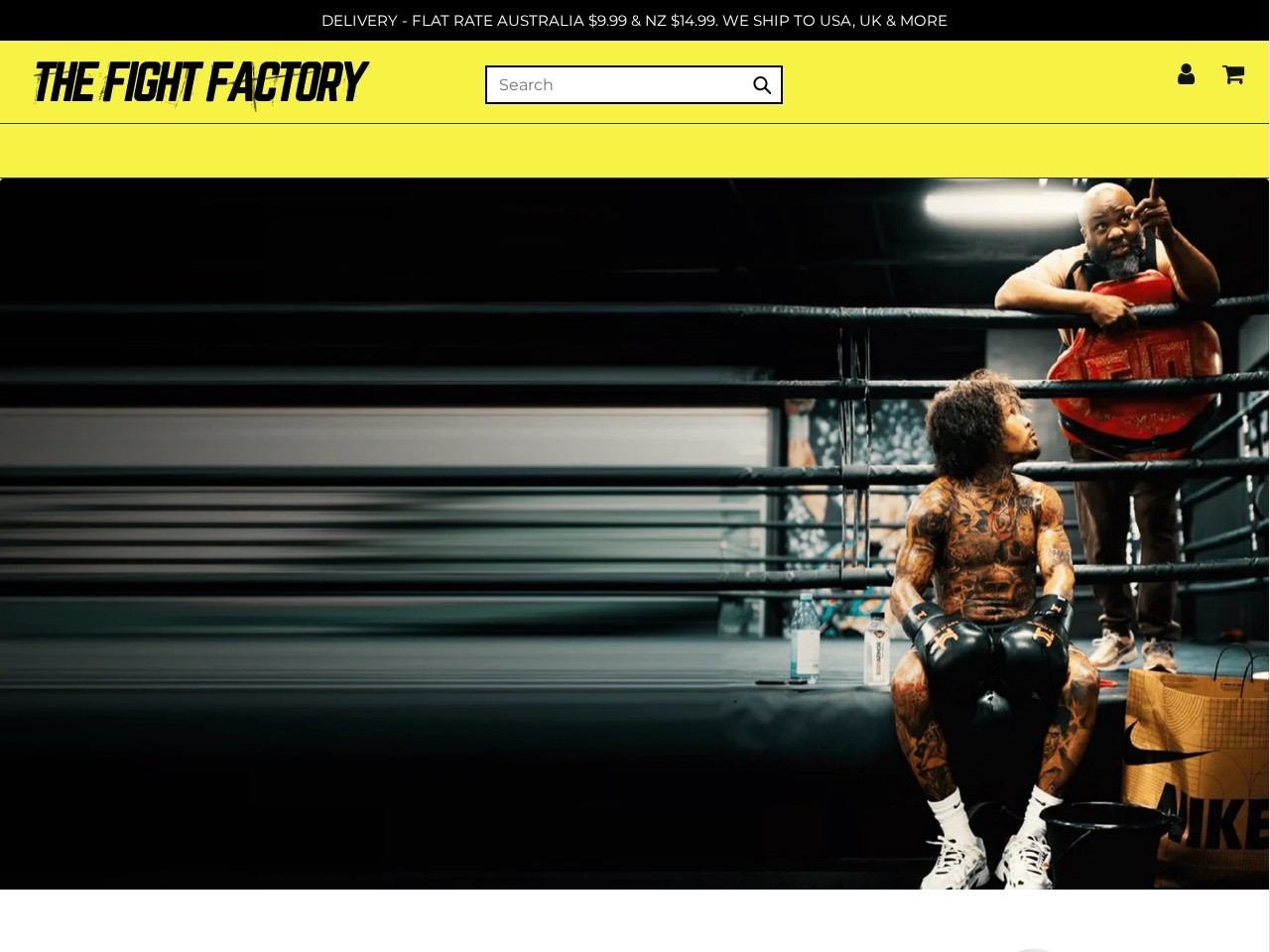 The Fight Factory — Website Preview