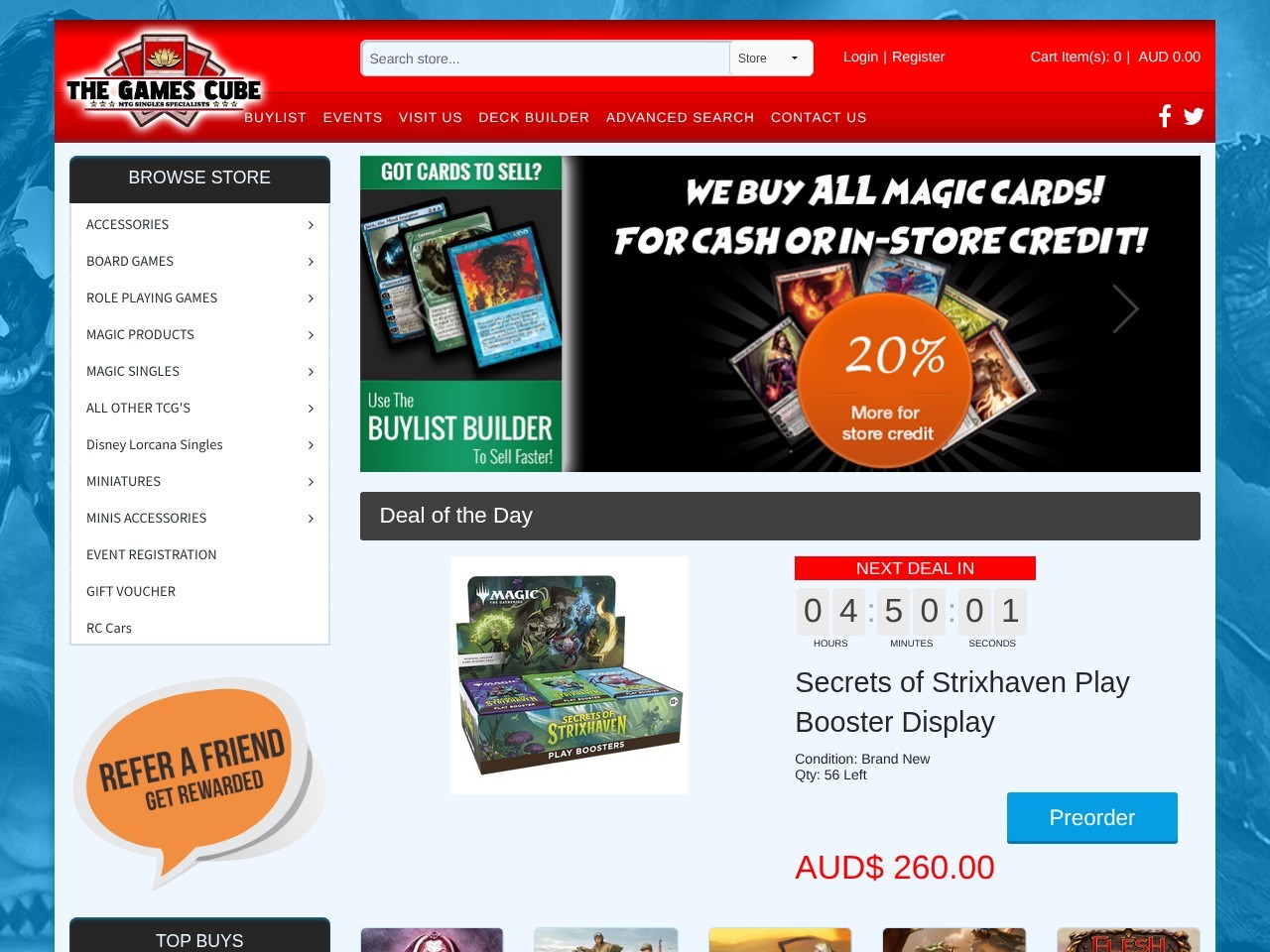 The Games Cube PTY LTD — Website Preview