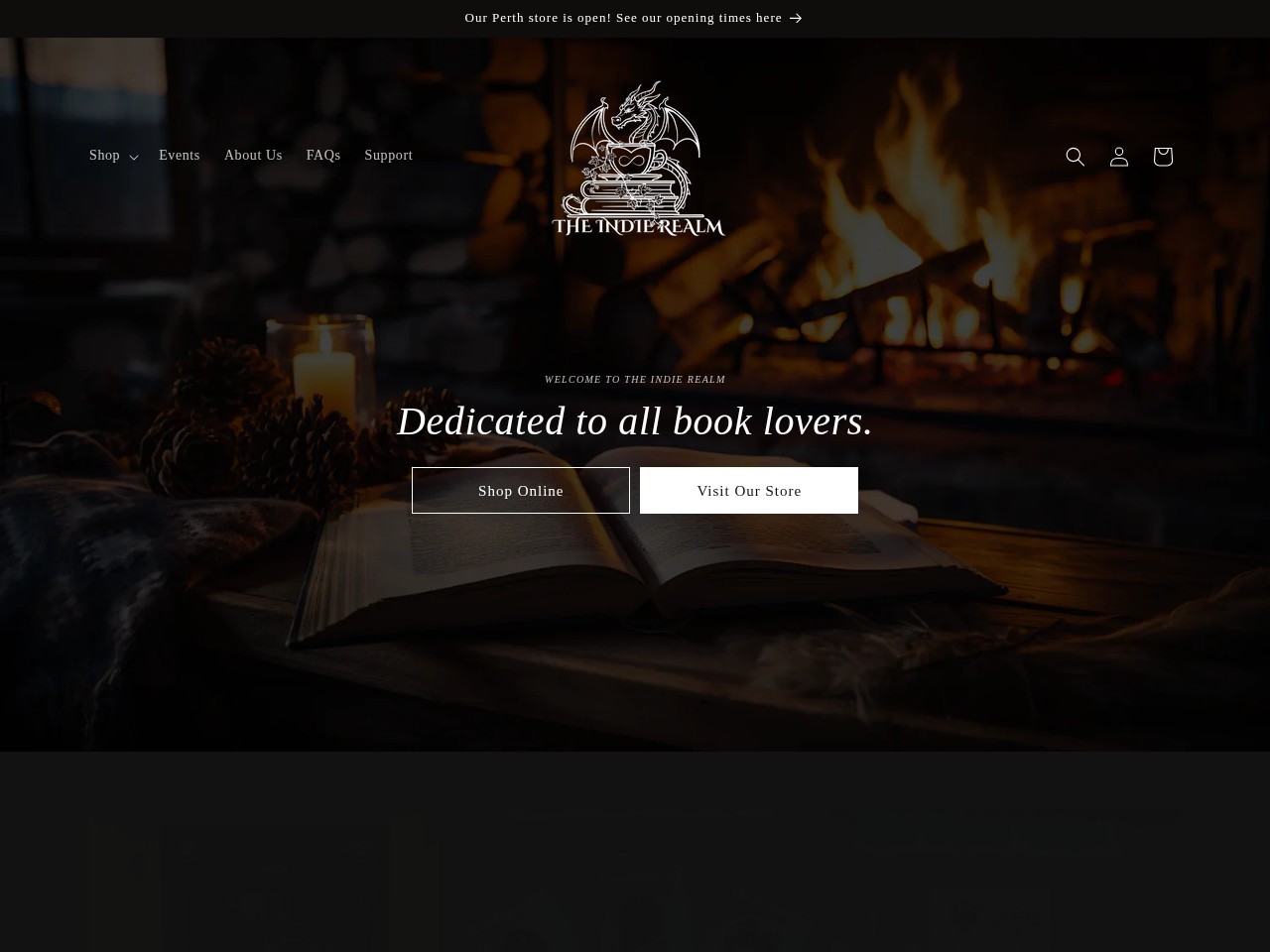 The Indie Realm โ Website Preview