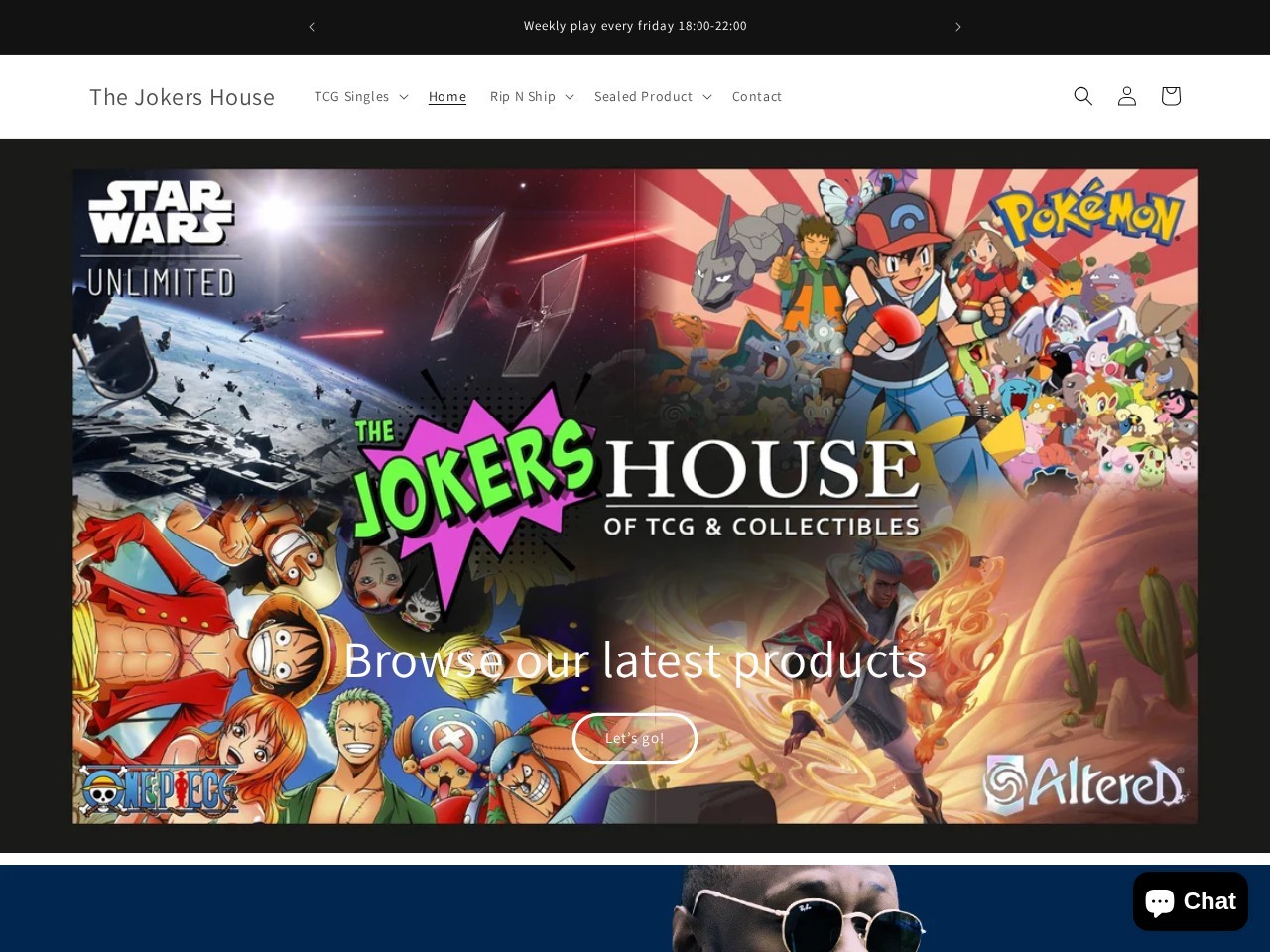 The Jokers House — Website Preview