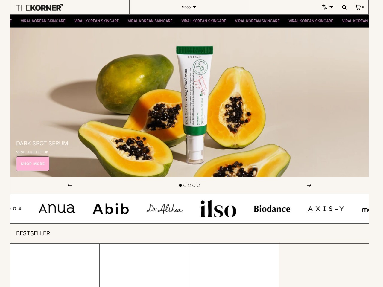 The Korner — Website Preview