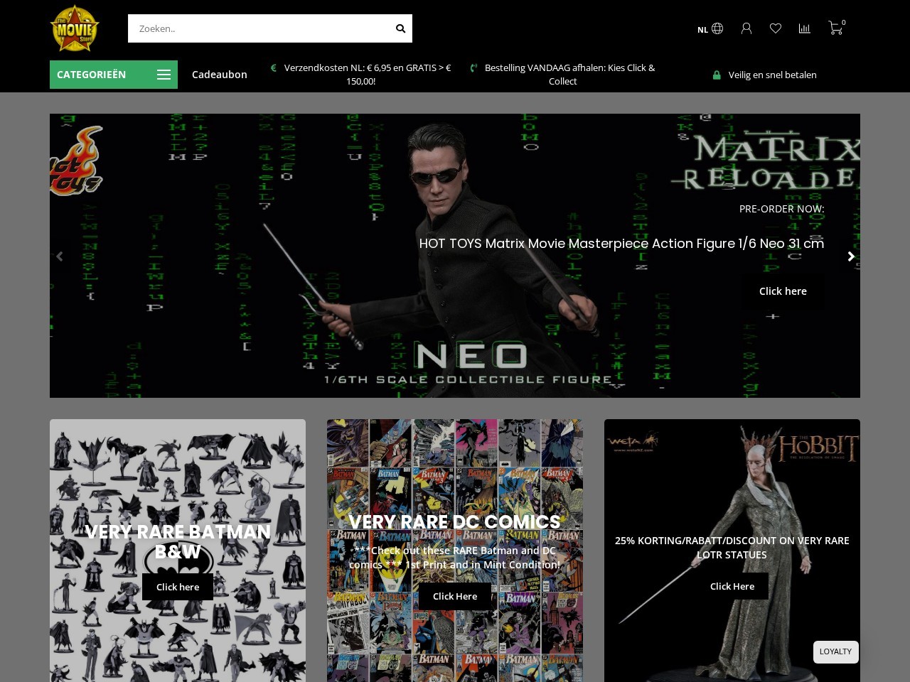 The Movie Store Rotterdam — Website Preview