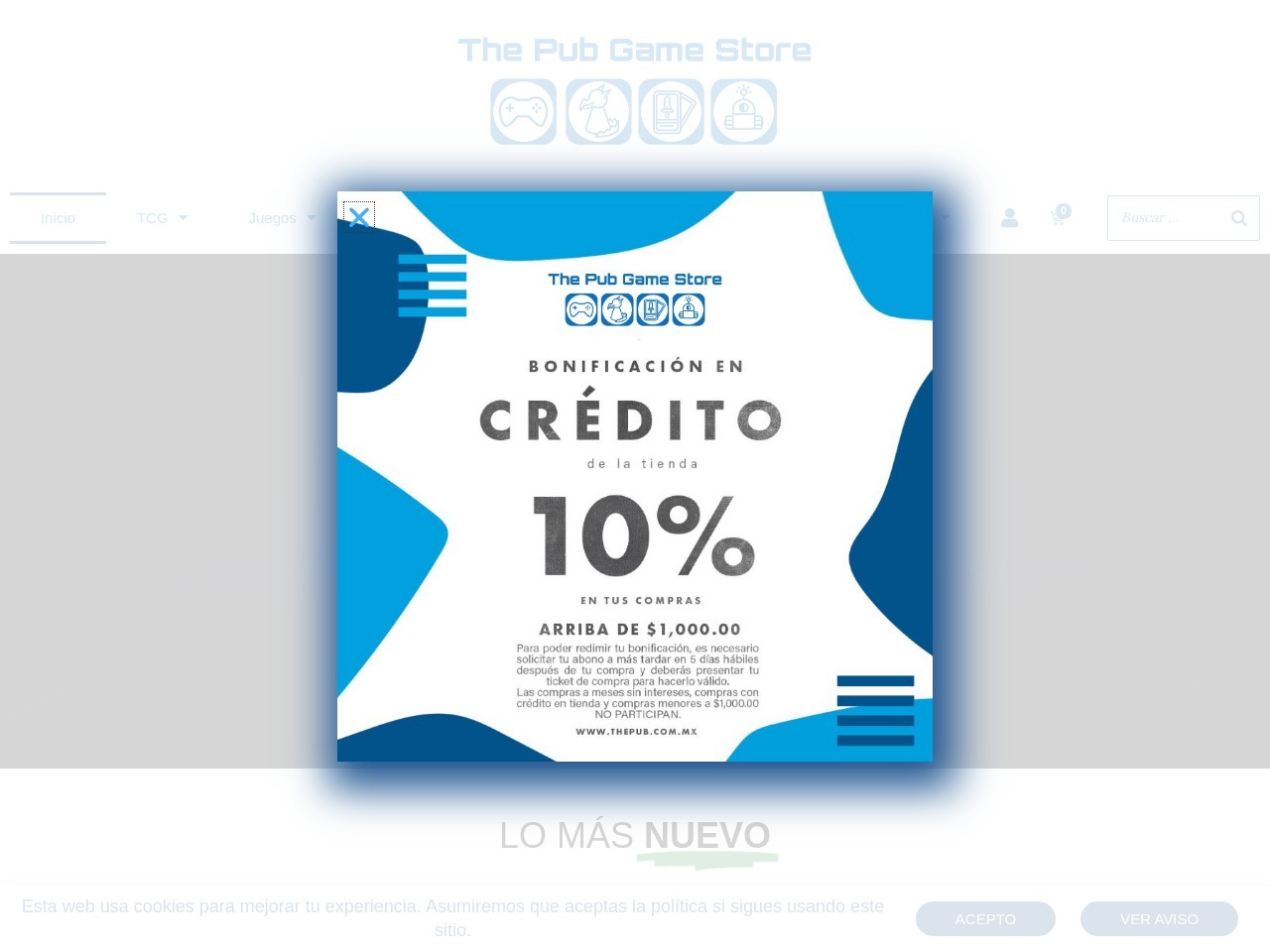 The Pub Game Store — Website Preview