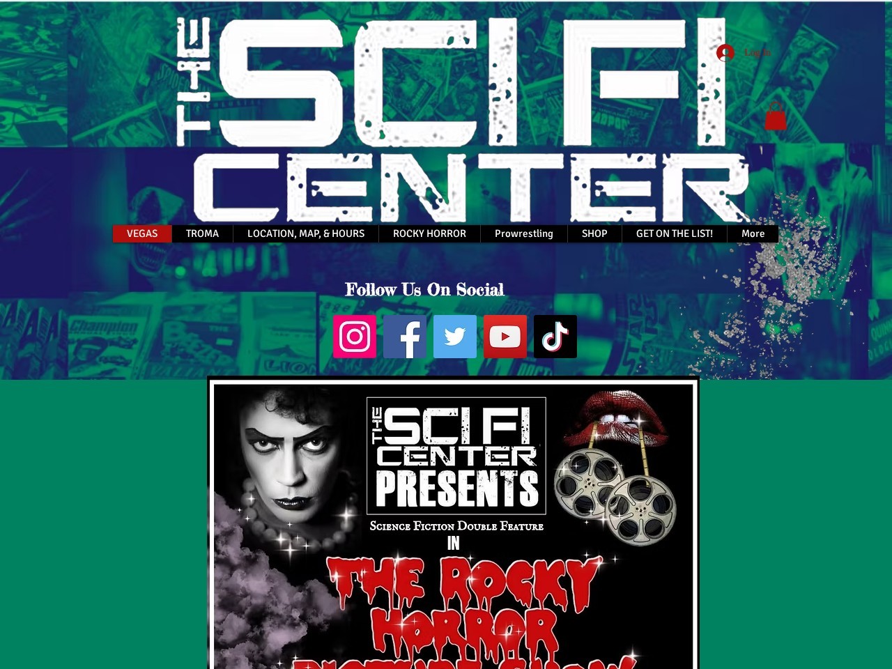 The Sci Fi Center — Website Preview
