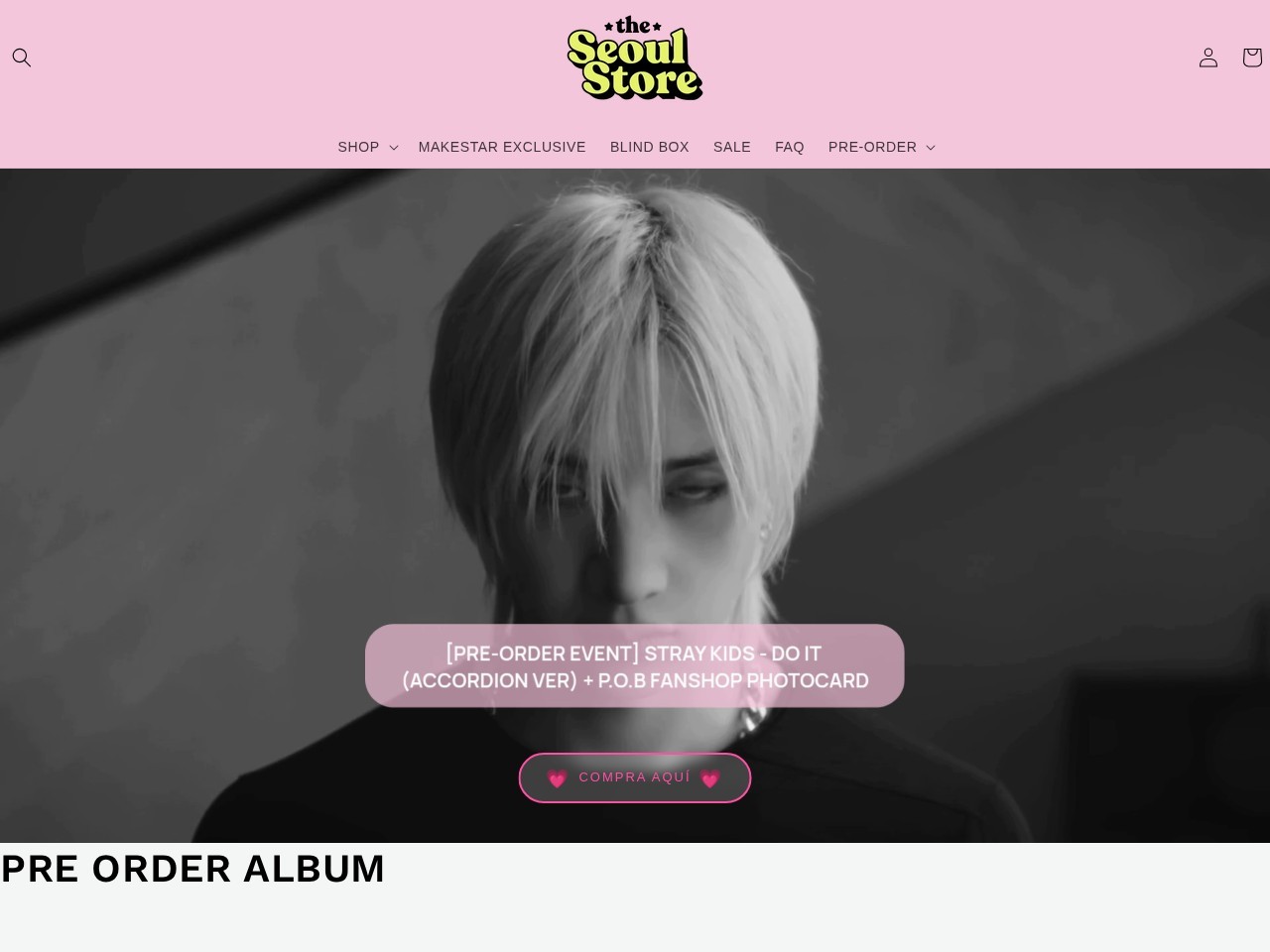 The Seoul Store CDMX — Website Preview