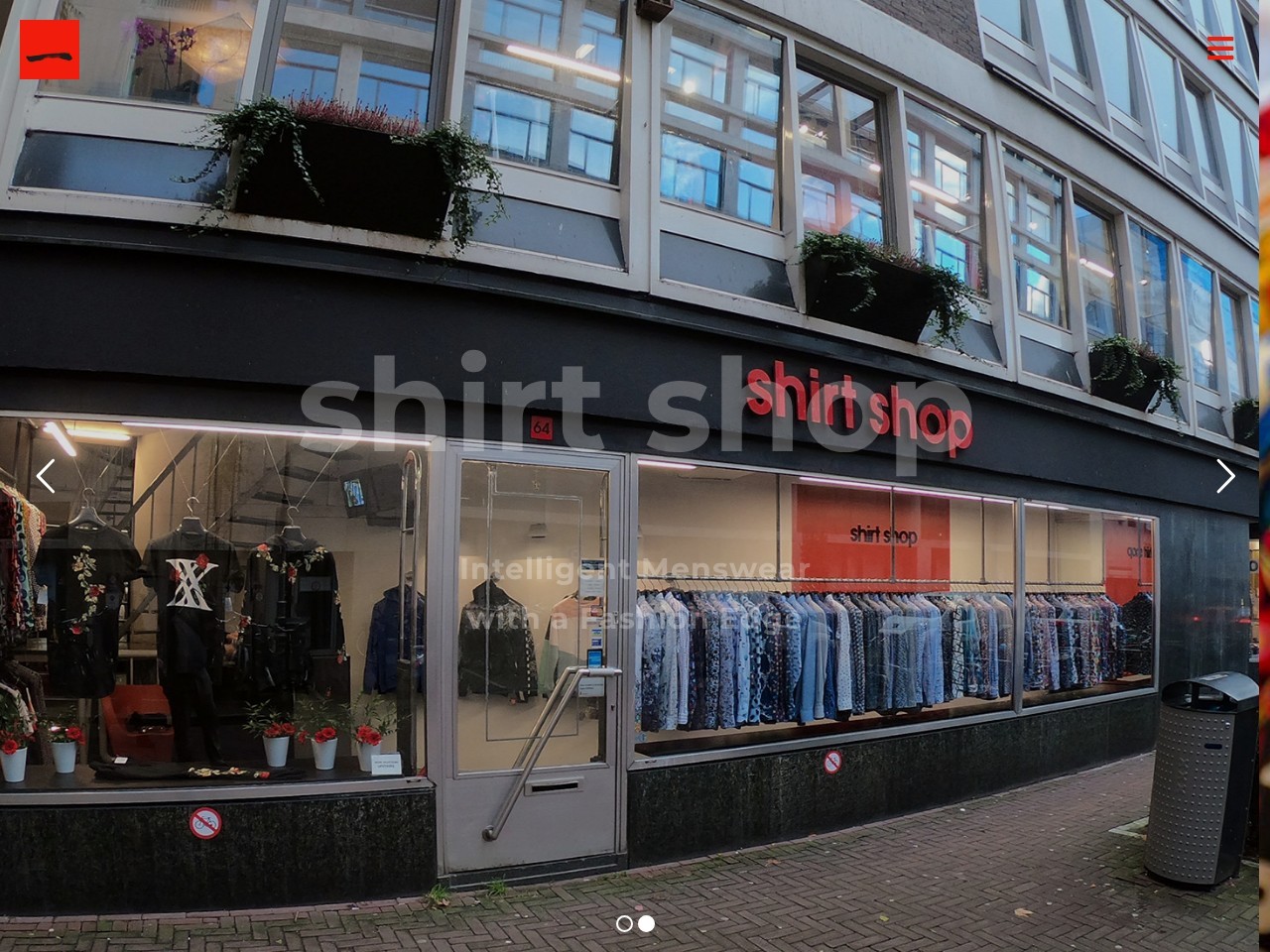 The Shirt Shop — Website Preview