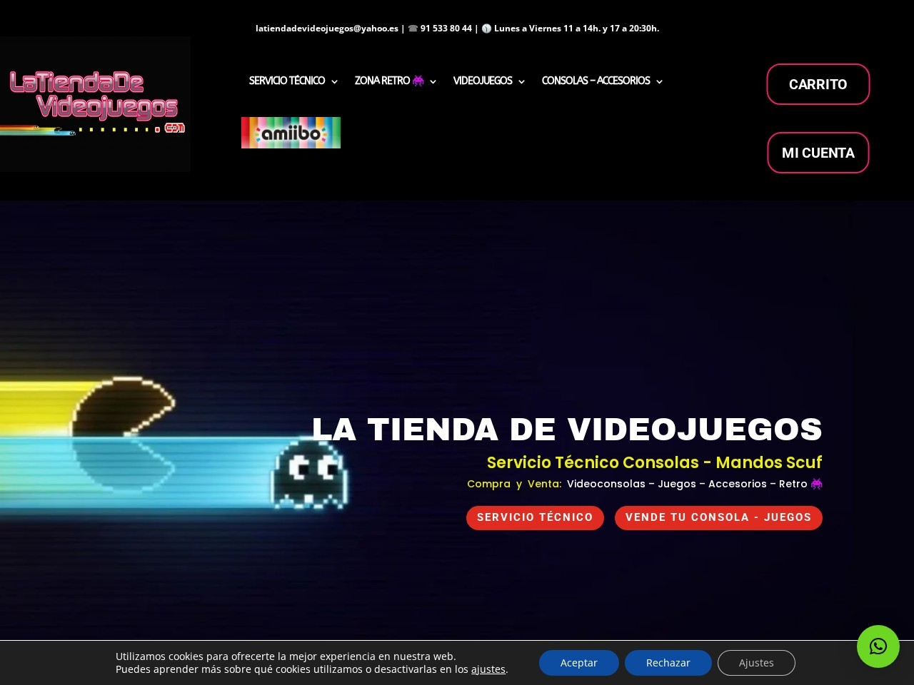 The Video Games Store — Website Preview