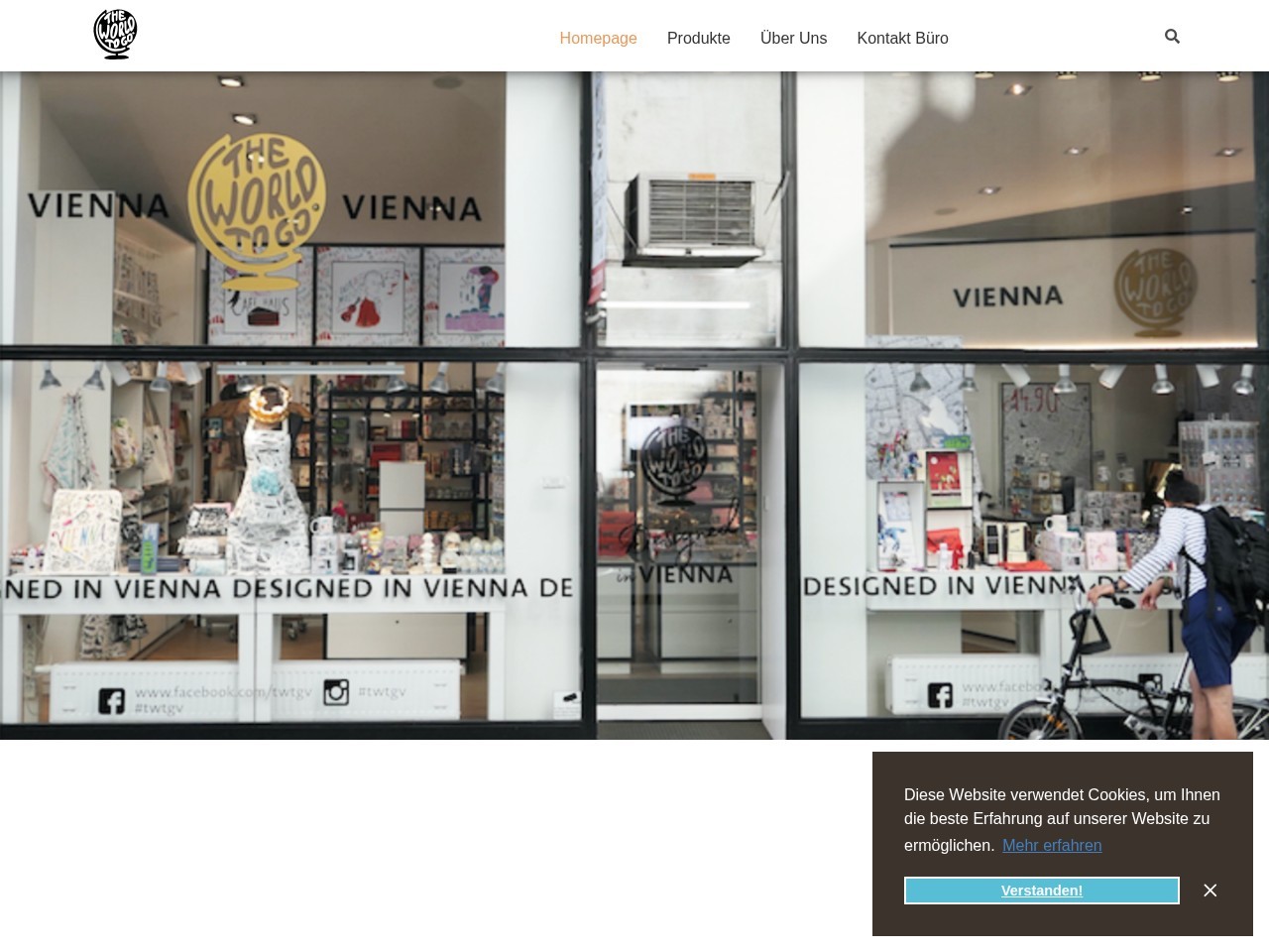 THE WORLD TO GO VIENNA — Website Preview