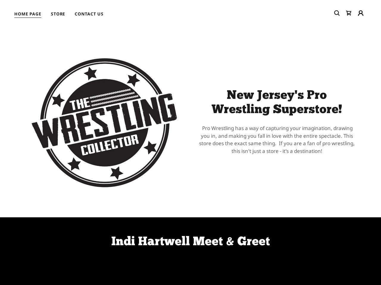 The Wrestling Collector — Website Preview
