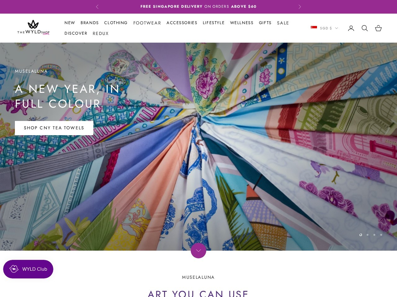 The WYLD Shop — Website Preview