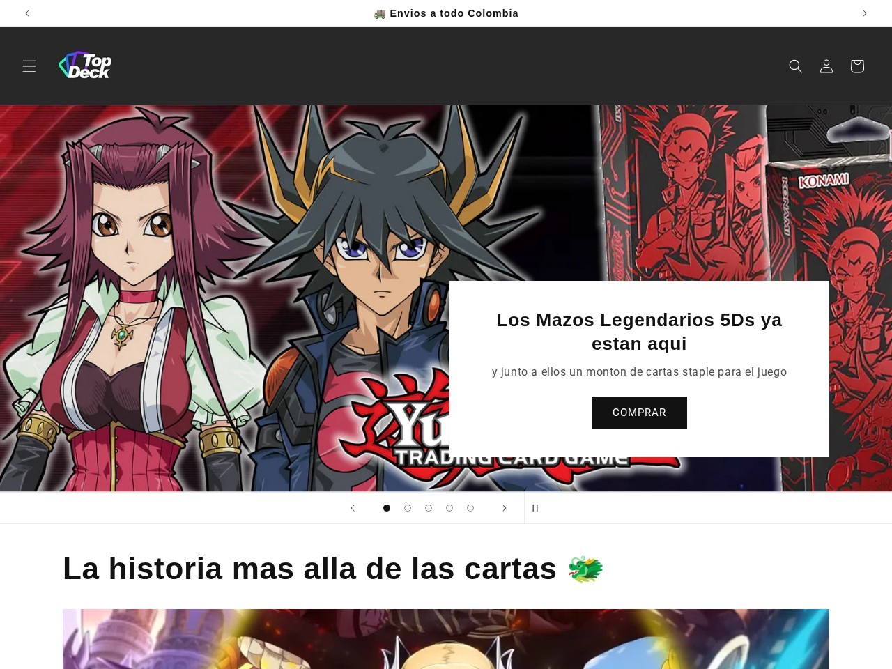 Top Deck TCGs — Website Preview