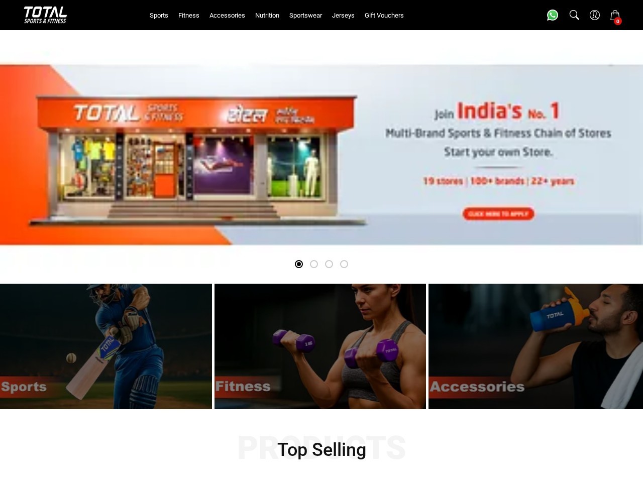 Total Sports & Fitness Dadar — Website Preview