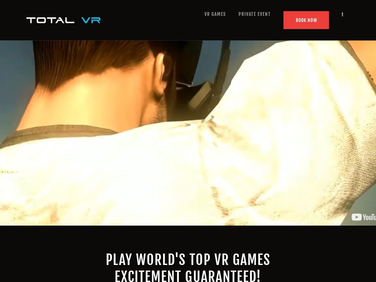 Total VR Arcade — Website Preview