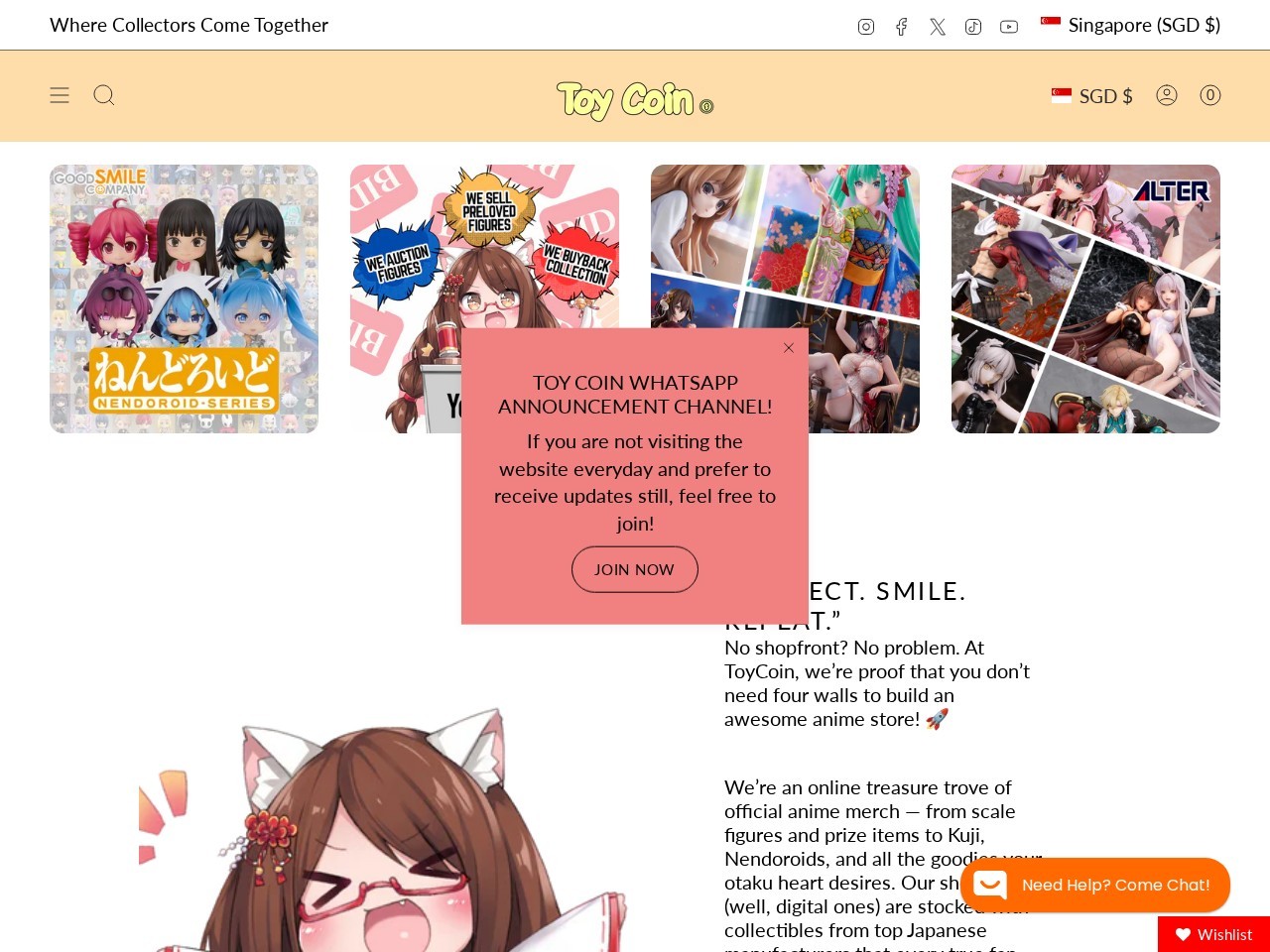 Toy Coin — Website Preview