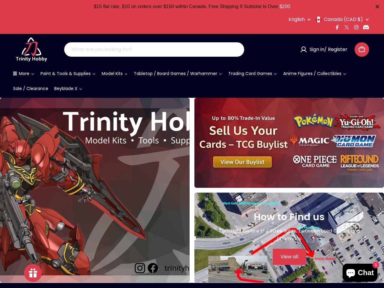 Trinity Hobby โ Website Preview