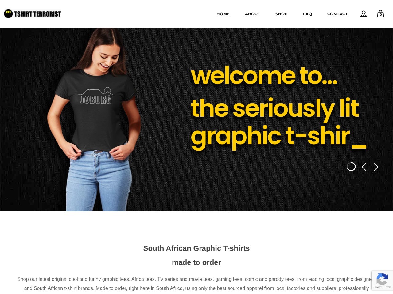 Tshirt Terrorist โ Website Preview