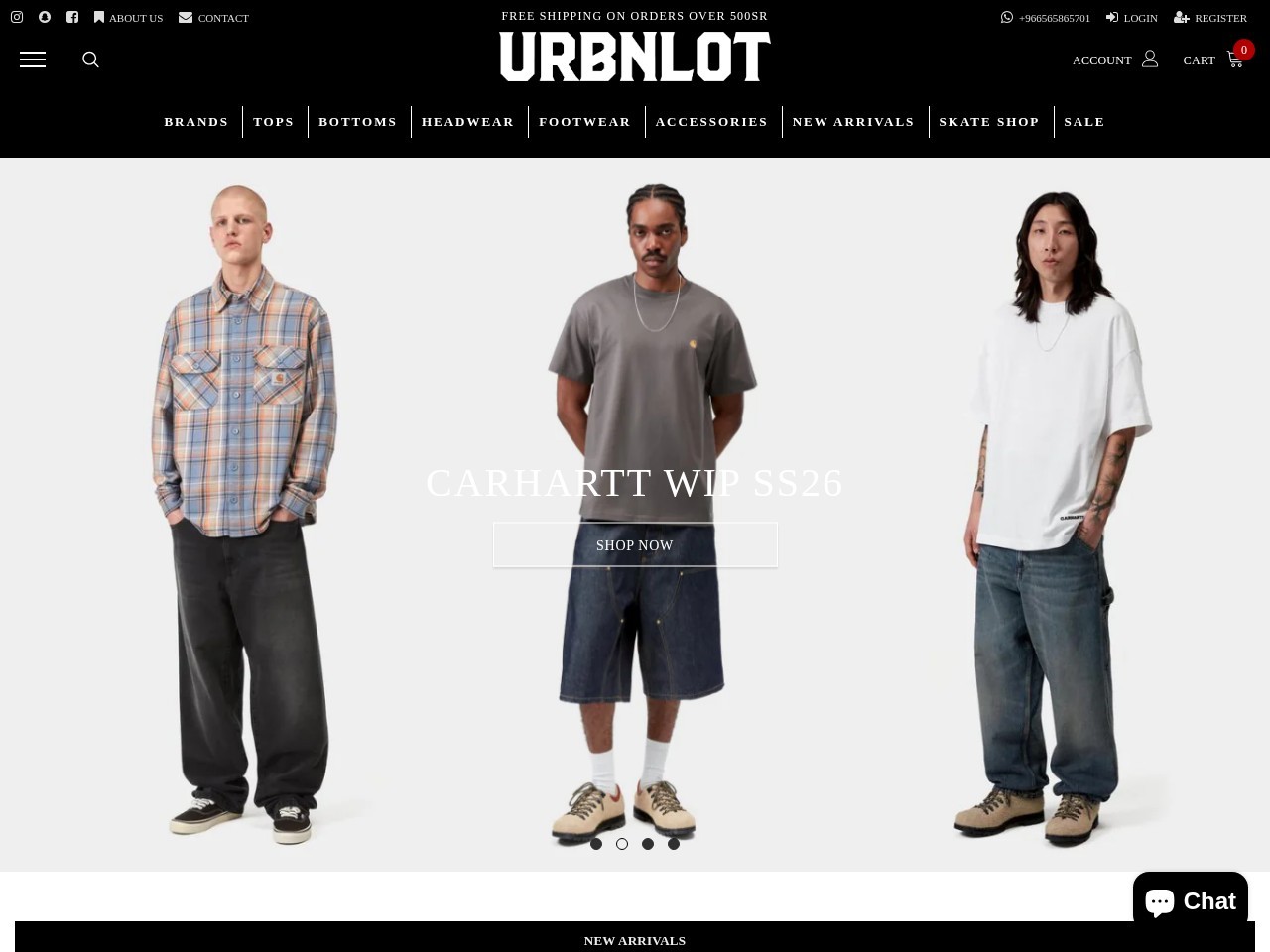 Urbn Lot — Website Preview