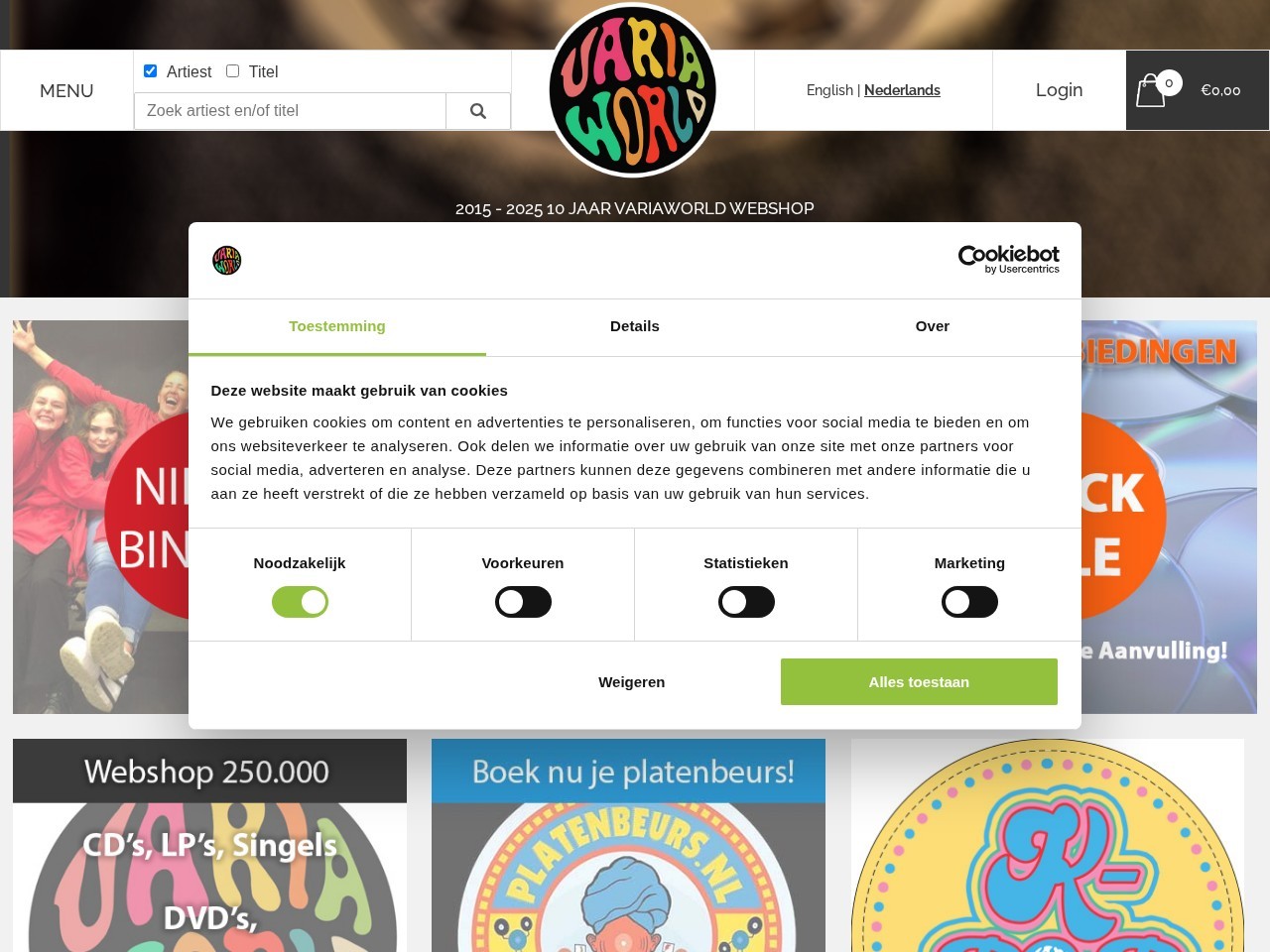 Variaworld Utrecht — Website Preview