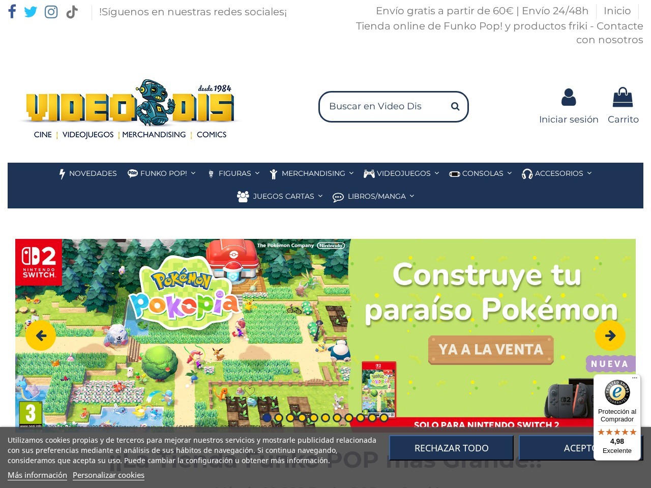 Video Dis Tienda de Videojuegos — Website Preview