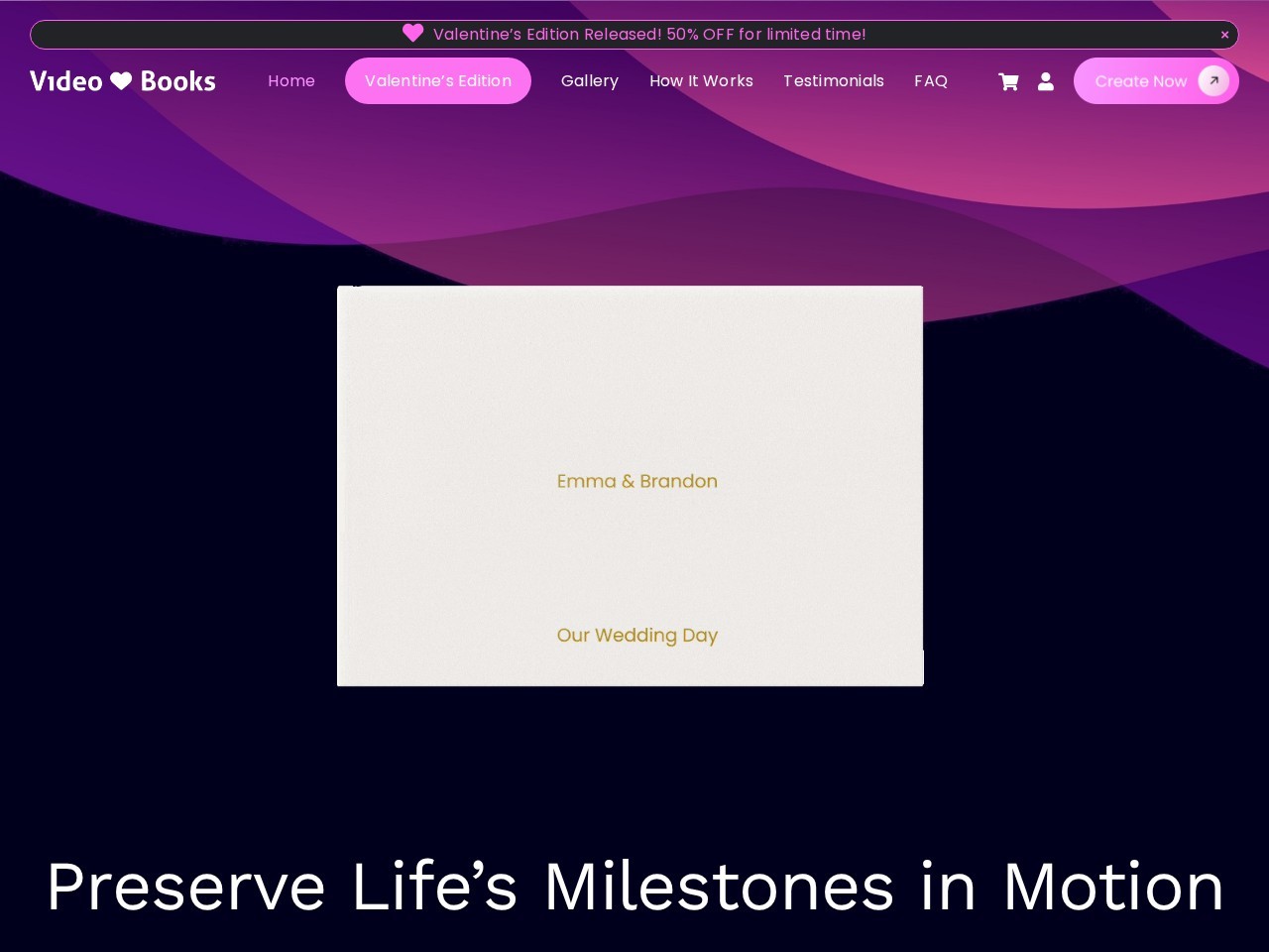VideoBooks — Website Preview