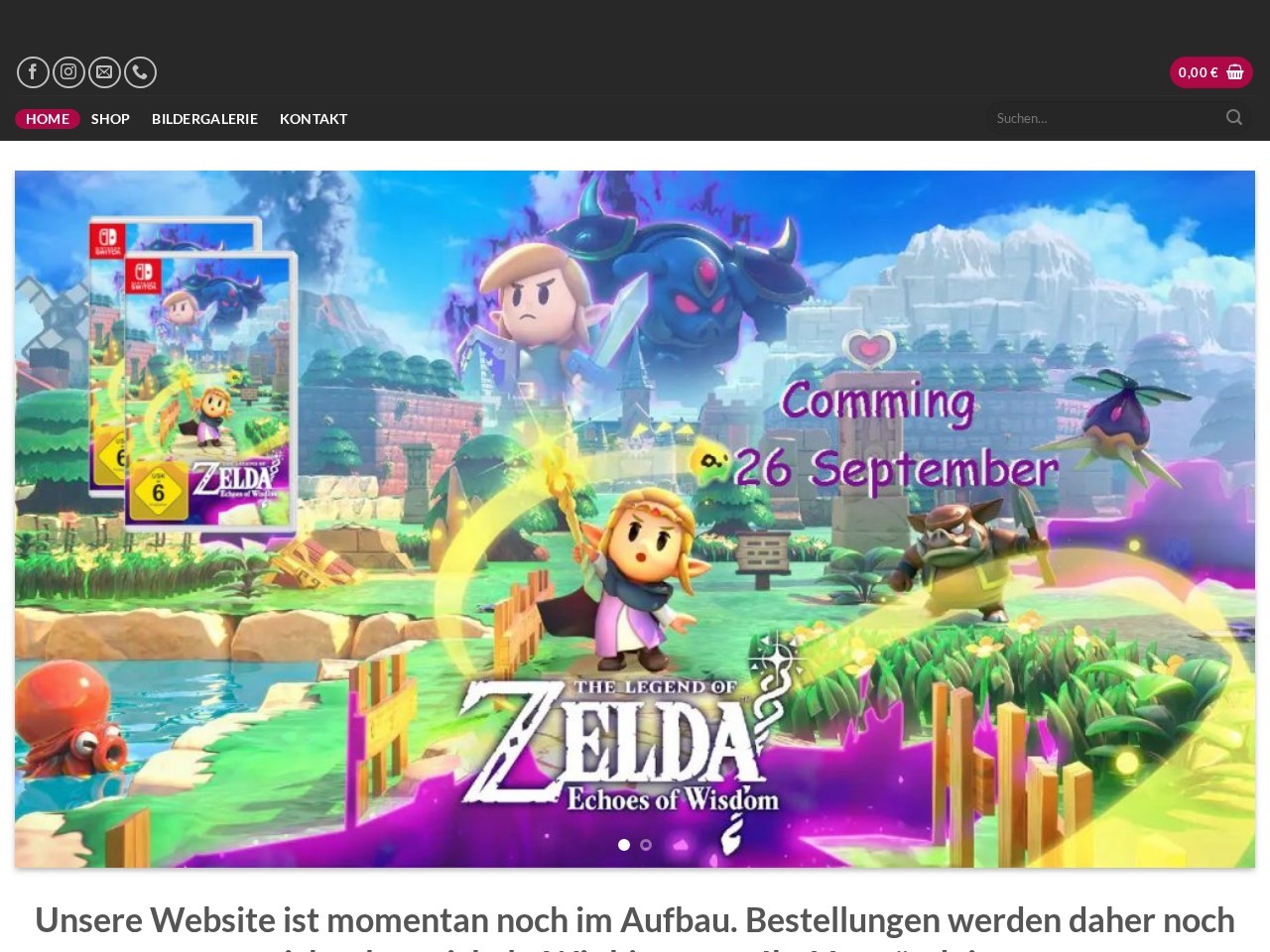 VideoGameStore SCS — Website Preview