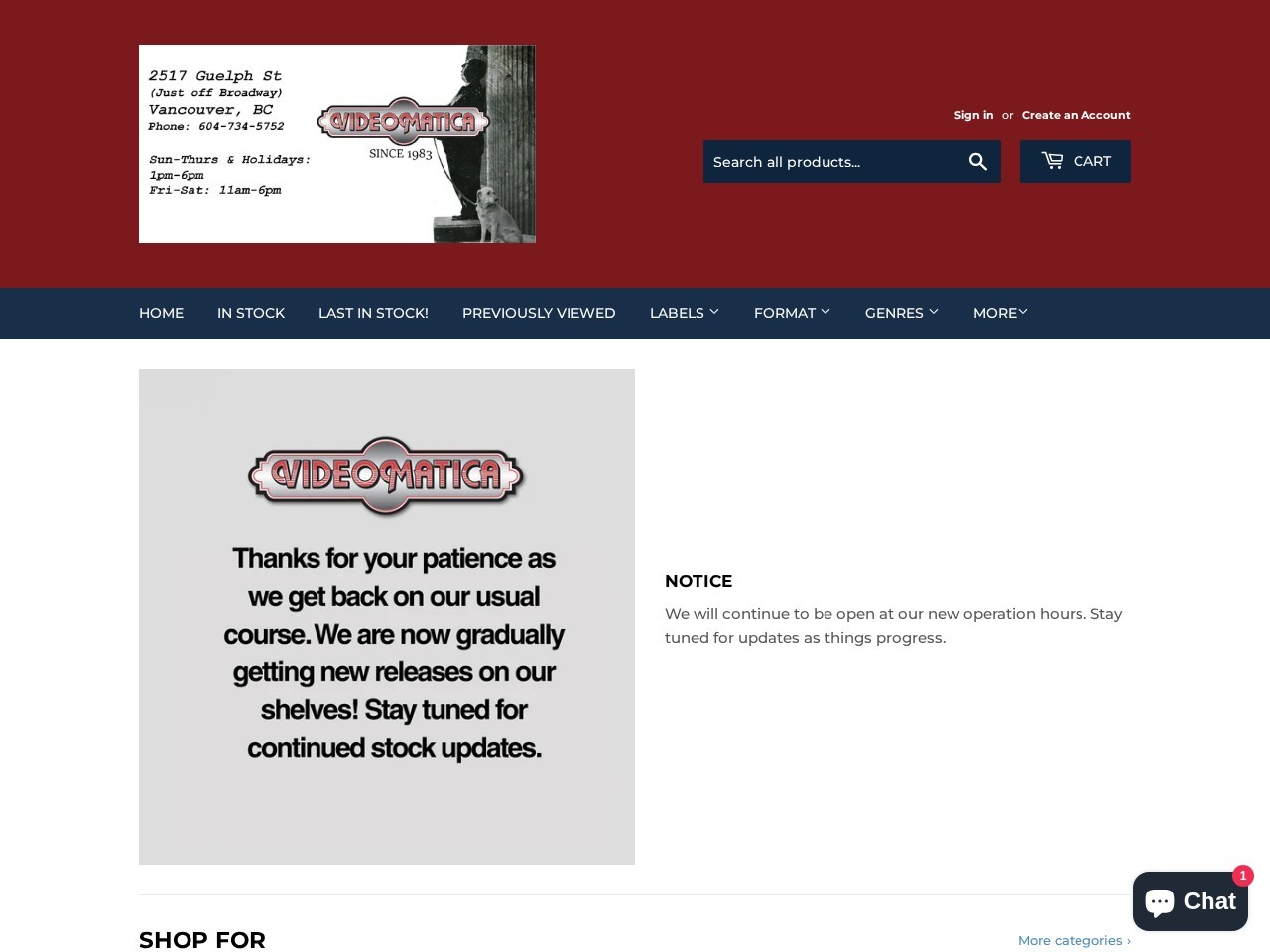Videomatica — Website Preview