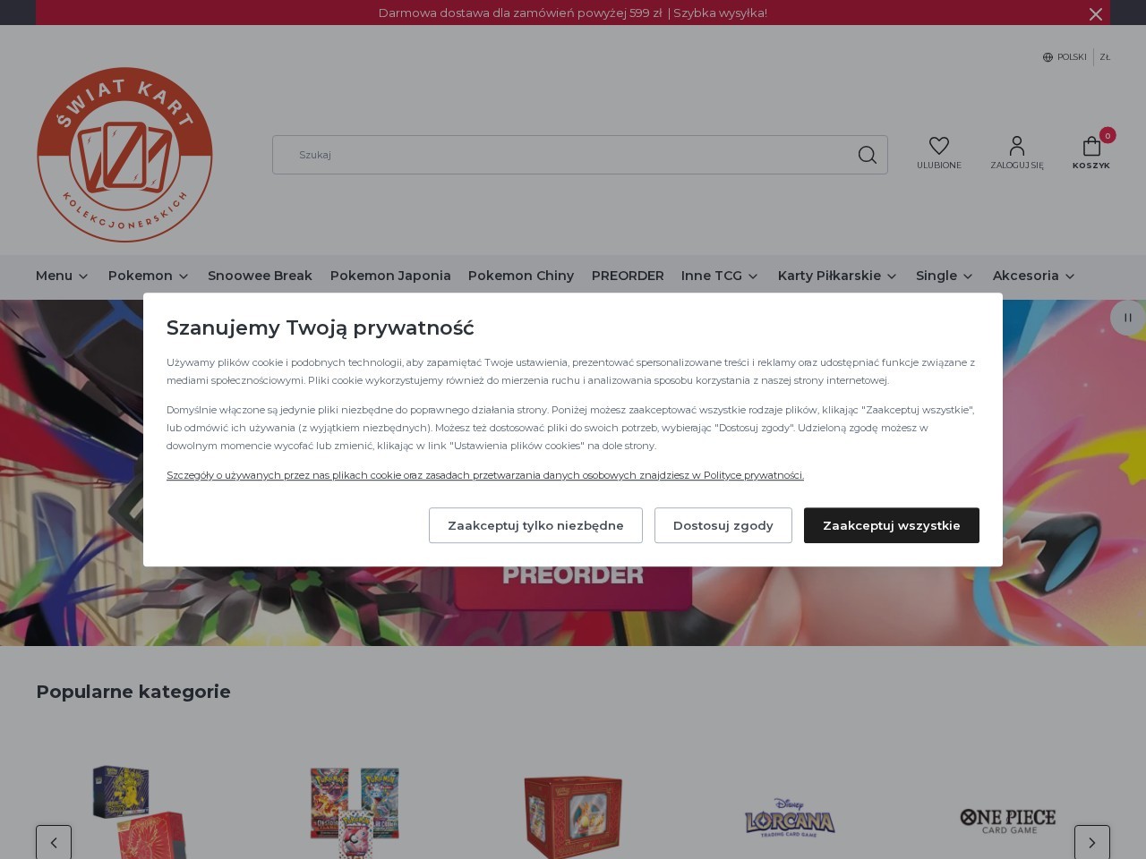 Świat Kart Kolekcjonerskich — Website Preview