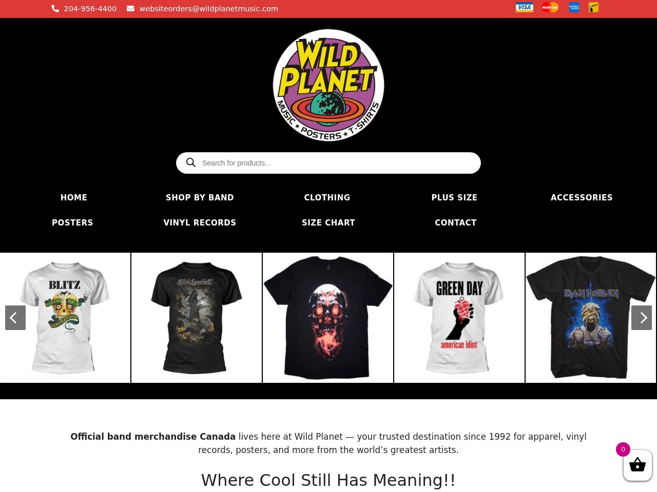 Wild Planet Music — Website Preview