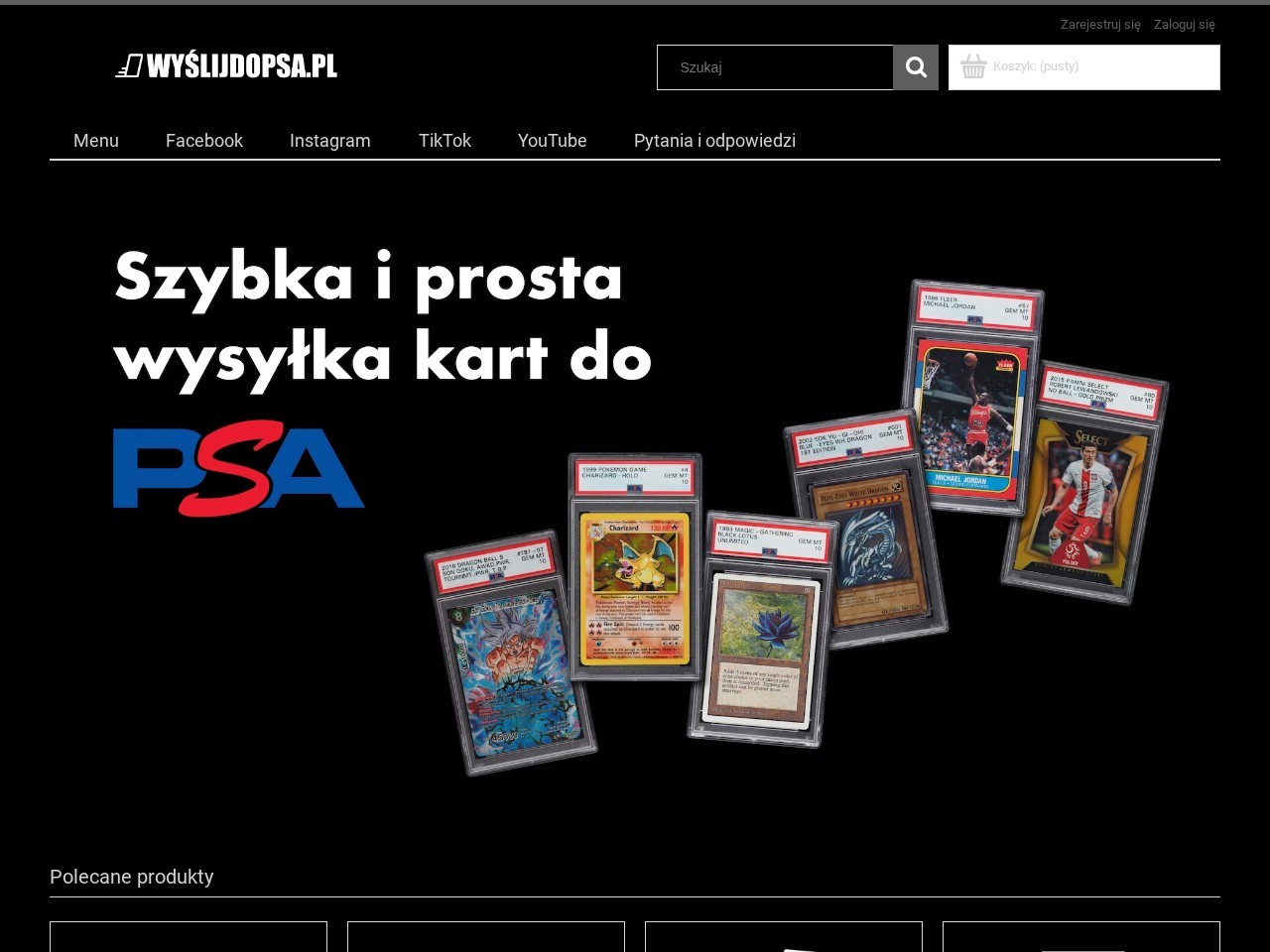 Wyślij do PSA — Website Preview
