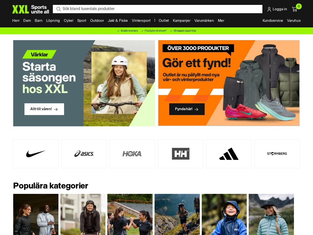 XXL Sport — Website Preview
