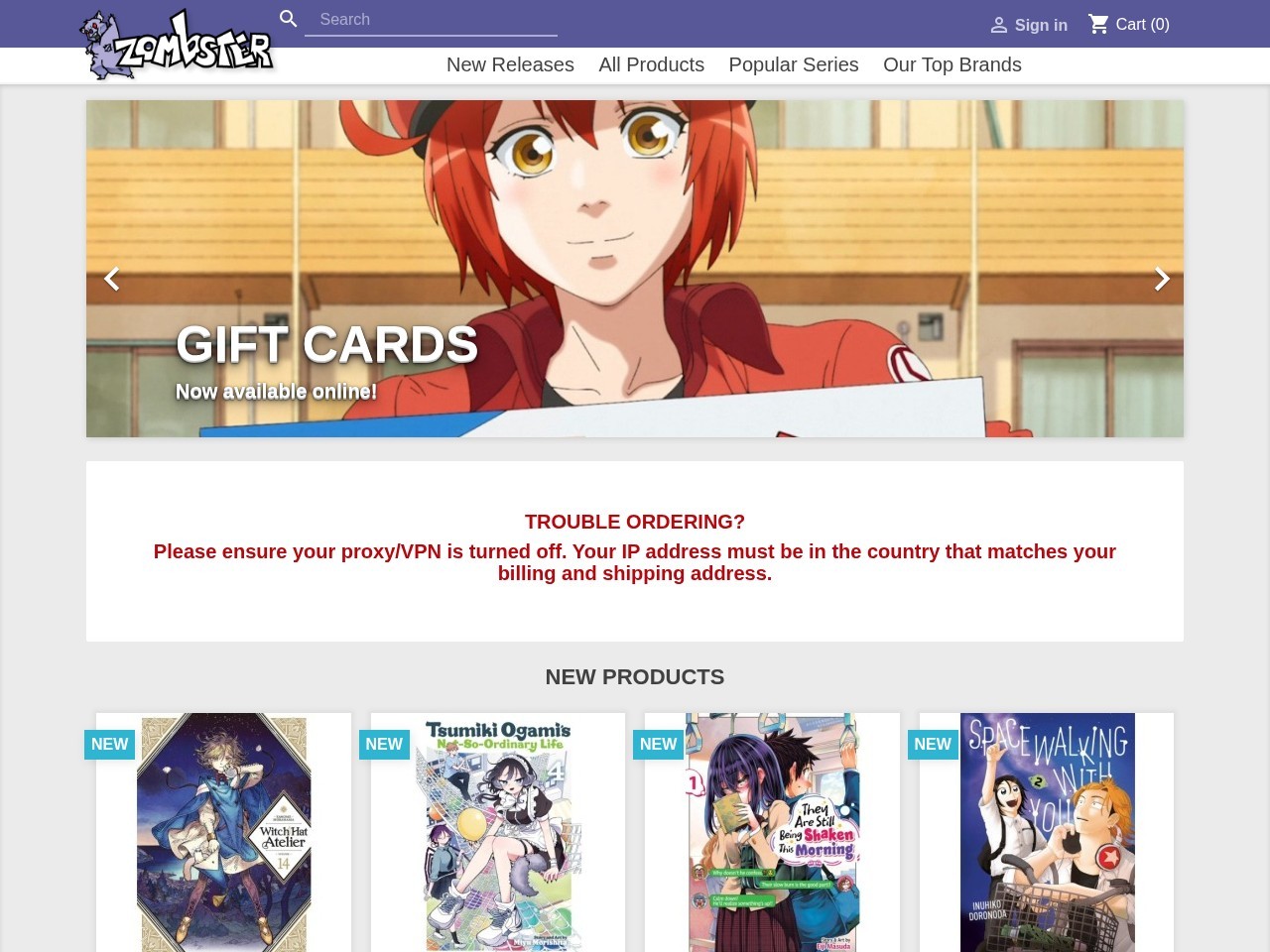 Zombster — Website Preview